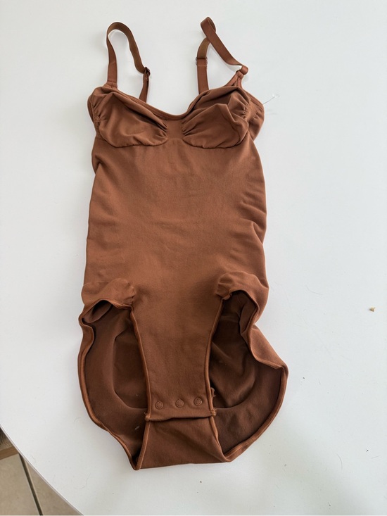 SKIMS Other - SKIMS Chocolate Brown Adjustable-Strap Bodysuit